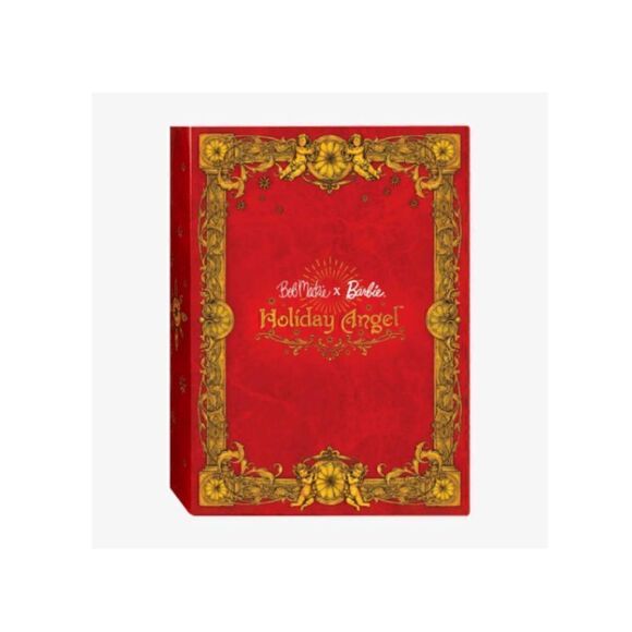 NEW Barbie Signature - 2022 Bob Mackie Barbie Holiday Angel Doll - Picture 11 of 13